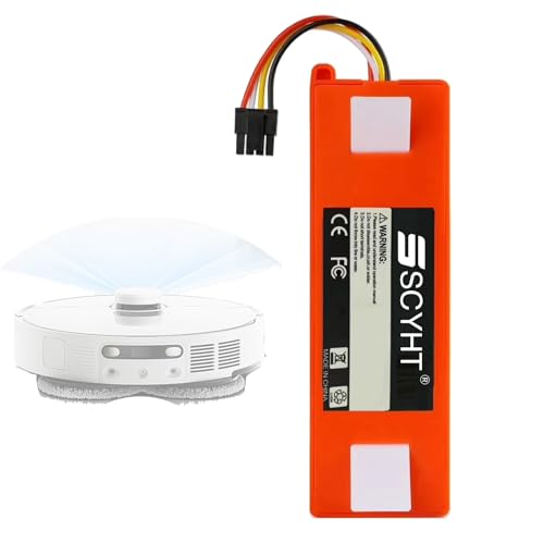 SSCYHT Akumulator litowo-jonowy 14,4 V 5200 mAh 6500 mAh 7000 mAh Akumulator zamienny 14,4 V Akumulatory do odkurzacza do zestawu silnika 50 W - 100 W z obudową ABS,14.4v5.2ah
