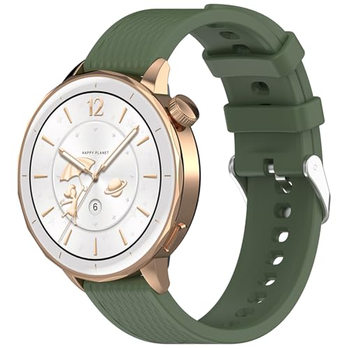 [LICHIFIT] For OnePlus Watch 3 43mm�p�o���h 18MM�x���g �ւ��o���h �V���R�����X�g���b�v �I�[�V���� �E�H�b�` �_�炩�� �ʋC�� �ϋv�� �X�|�[�c�o���h �A�N�Z�T���[(�_�[�N�O���[��)