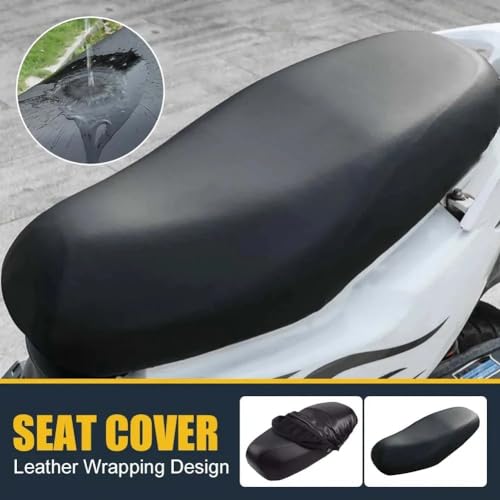 Motocicleta cubierta asiento impermeable y funda universal para scooter 4