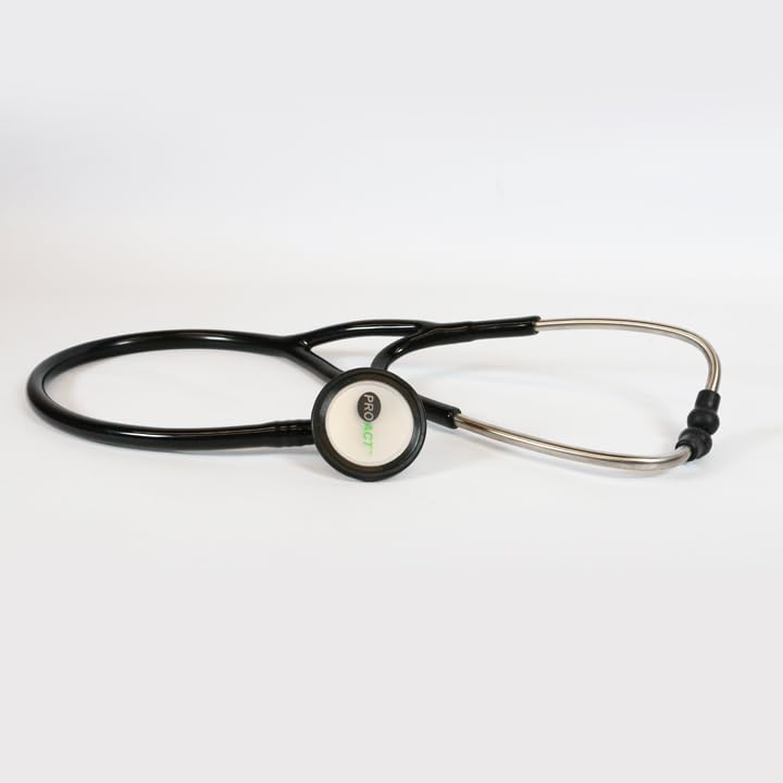 Stéthoscope cardiologie Proact noir : isoler les bruits parasites avec le PRST7047