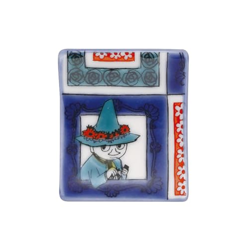 MOOMIN(ムーミン) 九谷焼 箸置きムーミンママ バラ ムーミンの仲間たち 約4×3×1cm 石畳紋 Kutani 和食器 母の日 女性 ギフト プレゼント 誕生日 グッズ 雑貨 黄緑 MM13003-402
