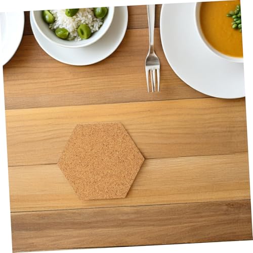 Protection de table en liège hexagonal pour éviter les rayures de vos pots - 4