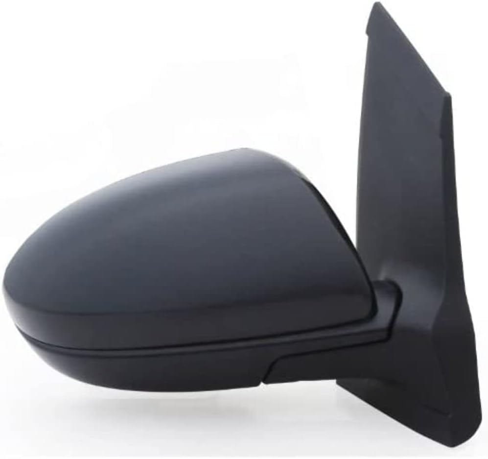 Fit System Passenger Side Mirror for Mazda 2, Black, PTM Cover, Foldaway, Power