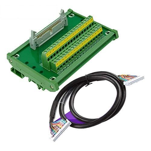 Gimax IDC34 IDE calbe, IDC34 to terminal block breakout board idc 34 connector PLC relay adapter IDC34 breakout board IDC40 data cable - (Color: IDC34 with 3M Cable)