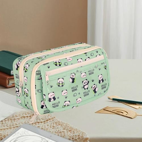 harayaa Estojo de lápis, caixa de papelaria, estojo de caneta marcadora portátil, porta-canetas, bol