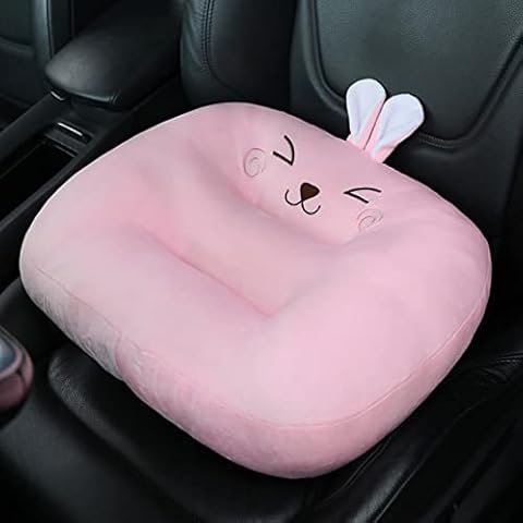 UVCMDUI Car Seat Booster Cushions for Adults, Portable Adult Car Booster Seat, Thicken Car Seat Cushions for Driving, Effectively Increase the Field of View By 12cm/ 4.7in,F Cover