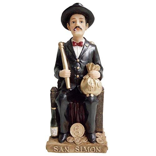 Figura Decorativa de San Simón de Resina 10 Pulgadas miniatura 2