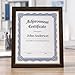 Certificate Paper 8.5 x 11 with Blue Border, 100 Sheets Printable Diploma & Award Certificate Paper, 140 GSM Thick Letter Size Paper for Graduation, Recognition, Achievement, Printing