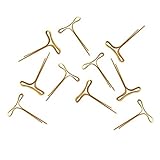 200 Flachkopfklammern Musterbeutelklammern Verschlussklammern 16mm 