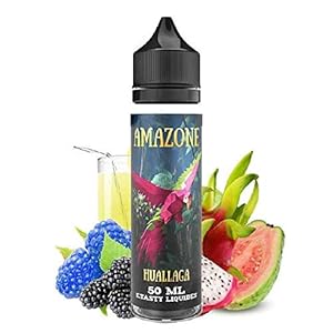 Huallaga Amazone 50ml – E.Tasty – Sans tabac ni nicotine – Vente interdite aux personnes âgées au de moins de 18 ans – 0 MG – Genre : 40-70 ml
