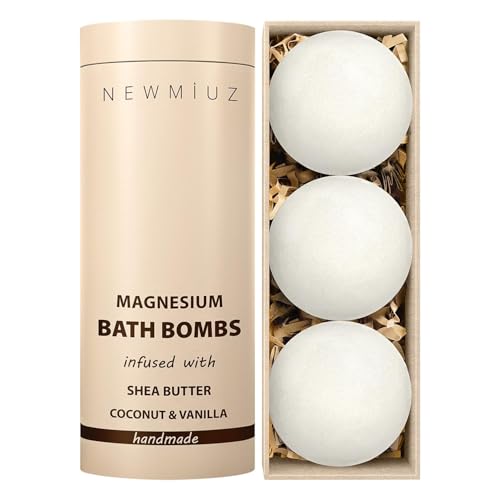 Magnesium Bath Bombs Post Workout Recovery Sore Muscles Tension Epsom