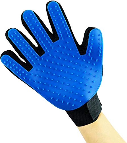 Pet Hair Remover Glove - Petcare Glove Brush - Efficient Deshedding Glove - Massage Mitt with Enhanced Five Finger Design -Perfect for…