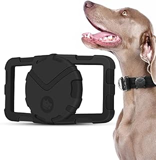 FOSSA Airtag Dog Collar Holder, Large Dog Airtag Holder, Waterproof Dog Collar Airtag Holder, Cat Air Tag Tracker Case