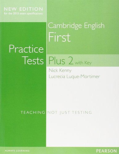  Cambridge First Practice Tests Plus New Edition Students\' Book with Key [Lingua inglese]