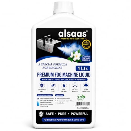 Premium Fog Machine Liquid, High Density Fog Solution, 1 LTR