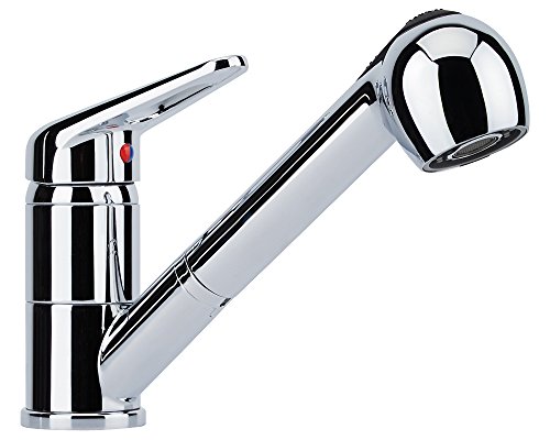 Preisvergleich Produktbild Franke Novara Plus Chrom Niederdruckarmatur mit Schlauchbrause Mischbatterie