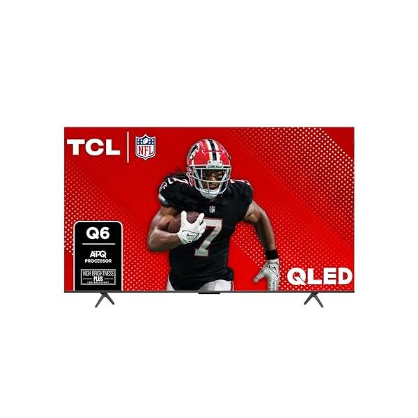 TCL 65-Inch Q65 QLED 4K UHD Smart TV with Google TV (65Q651G, 2024 Model) Dolby Vision, Dolby Atmos, HDR Pro+, Game Accelerator Enhanced Gaming, Voice Remote, Works with Alexa, Streaming Television