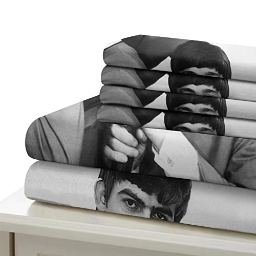 The Beatles Parure Housse Couette Impression 3D Groupe de Rock Ensemble De Literie Entretien Facile Respirant Prévenir… - Les Beatles, Paul McCartney, John Lennon, RIngo Starr, George Harrison The Beatles Parure Housse Couette Impression 3D Groupe de Rock Ensemble De Literie Entretien Facile Respirant Prévenir… – Image 6