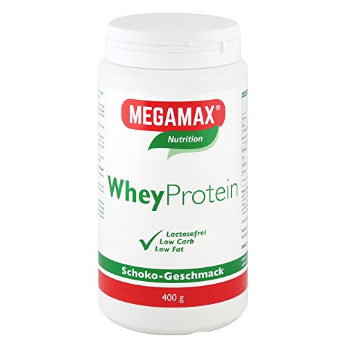 MEGAMAX Whey Protein Drink Molkeneiweiß Schoko 400 g | laktosefreie...