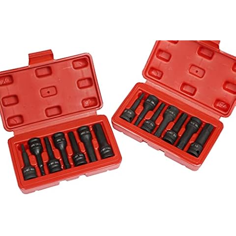 3/8" DR HEX ALLEN DRIVER IMPACT SOCKET SET + FREE SET! Cover