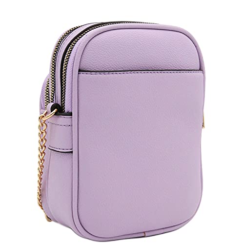 Image of FashionPuzzle Multi Pocket PU Leather Casual Medium Crossbody Bag with Adjustable Strap