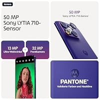 Motorola Edge 70 Fusion Smartphone 50-MP-Kamera 8-256 GB Orient Blue – Ansicht 3