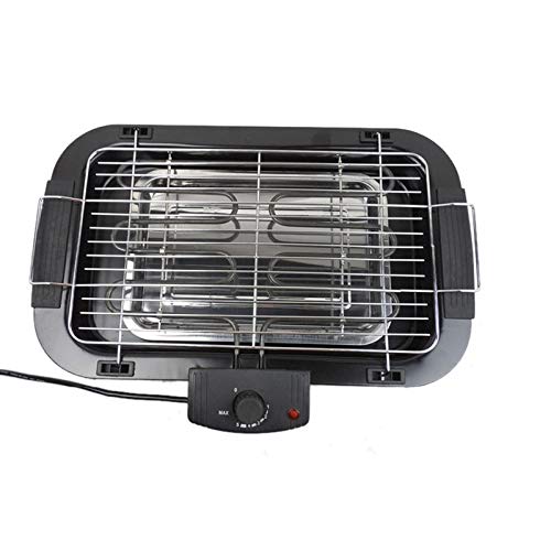 Parrilla eléctrica portátil sin Humo para el hogar, Parrilla eléctrica para Acampar al Aire Libre, Quemador de Picnic, Horno de Barbacoa de carbón para Acampar