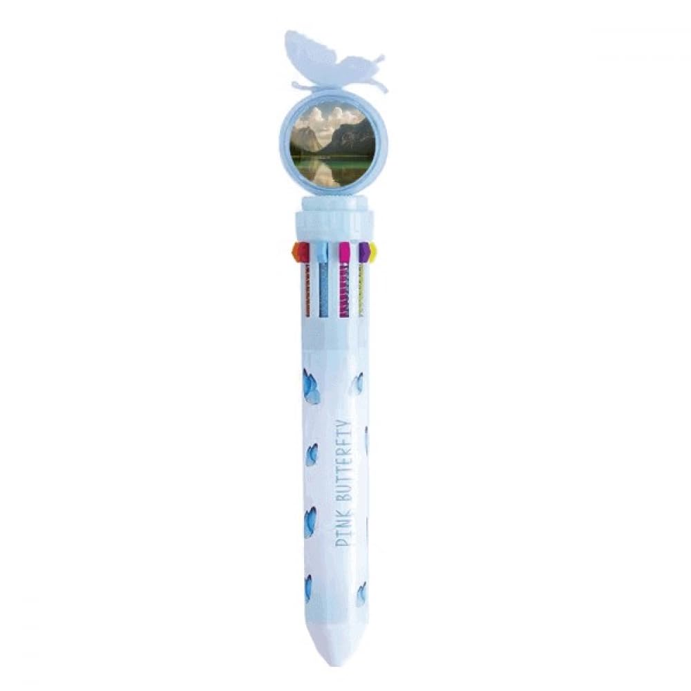 Stylo à bille rétractable multicolore science et nature pour organiser ses notes de cours
