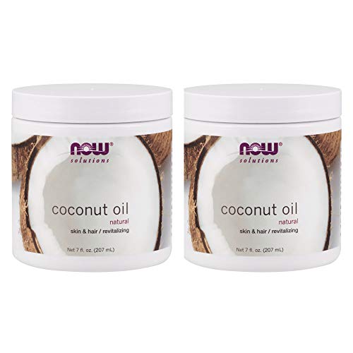 NOW Foods Pure Coconut Oil , 7 oz (Pack of 2)