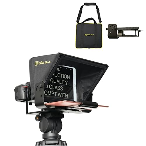 Glide Gear V2 Portable Tablet Travel Teleprompter with Carry Case