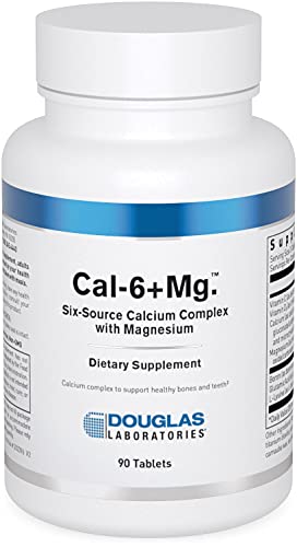 Douglas Laboratories Cal-6 + Mg | Six-Source Calcium Complex with Magnesium to Support Healthy Bones and Teeth* | 90 Tablets