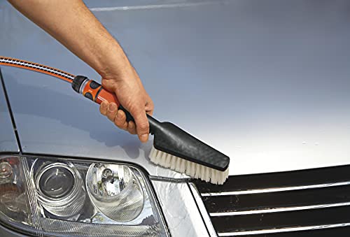 Gardena Handwaschbürste, groß: Handschrubber für schwer zugängliche Stellen, für empfindliche Oberflächen, stufenlose Regulierung (984-20)… – Ansicht 5