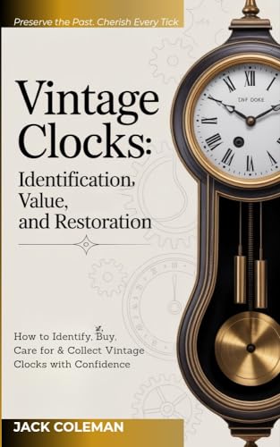 Bild: Vintage Clocks: Identification, Value & Restoration: How to Identify, Buy, Care for & Collect Vintage Clocks with Confidence (Vintage Repair & Restoration DIY Guides) (English Edition) fr 5,97 EUR bei amazon.de