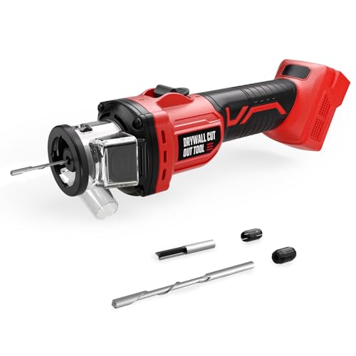 Cordless Drywall Cut Out Tool Fit for Milwaukee M18/18V Battery Rotary Saw