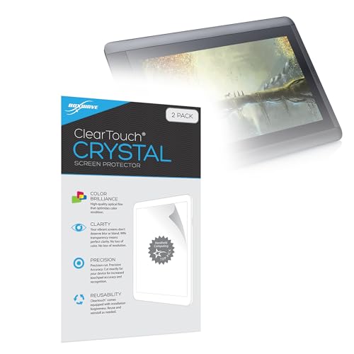 BoxWave Screen Protector Compatible with Wacom Cintiq 13HD DTK-1300 - ClearTouch Crystal (2-Pack), HD Film Skin - Shields from Scratches