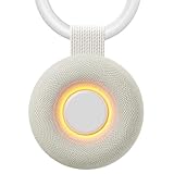 Portable Sound Machine - White Noise Sound Machine for Baby, Travel Donut Sound Machine for Sleep, 15 Soothing Sounds & 7 Colors Night Light, Breathing, Baby Shusher, Registry Gift, Beige