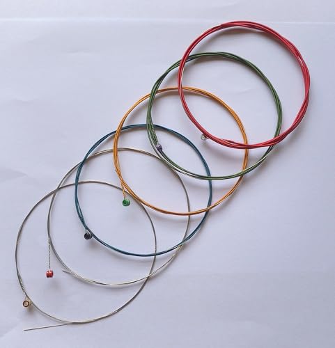 11-52 Acoustic Guitar Strings Sets Blue Gold Green Red Wound