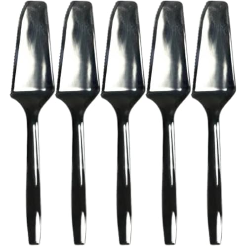 Amscan Lillian Collection Premium Silver Polished Cake Server Set -