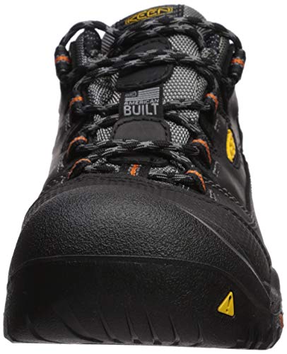 KEEN Utility Mens Boots Work Shoes, Black/Bossa Nova, 10.5 US