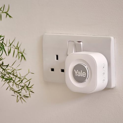 Yale Chime per campanello smart SV-VDBCH-1A-W per interni, Suonerie selezionabili, Installazione plug-in, Presa alimentazione UE e Regno Unito, Accessorio compatibile con Campanello Smart di Yale - Immagine 2