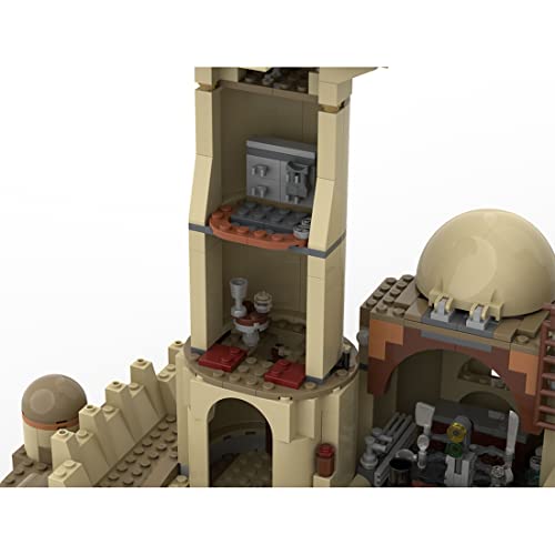 Tosbes Palast Architektur Modell Bausteine, MOC-108238 Daimyos Palace for Star Wars, 1762 Teile Palast Bausatz… – Bild 7