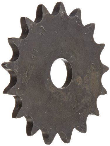 Martin Roller Chain Sprocket, Reboreable, Type A Hub, Single Strand, 41 Chain Size, 0.5