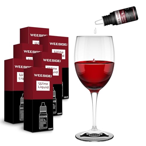 Wine Liquid(6 bottles) – Wine Sulfite&histamine Remover – Reduce allergies and headaches – No need to wait – Enjoy red wine immediately – Wine Filter or Wine Wand Alternative