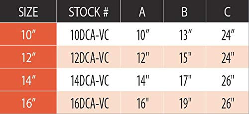 Miniatura 2 de DuraVent 12DCA-VC Clase A galvanizó el casquillo del tubo de la chimenea de acero, tamaño de 12"