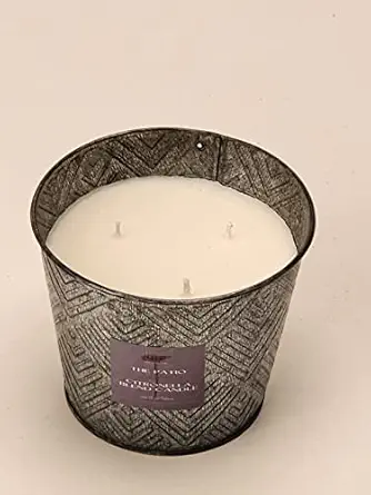 LIGHT JEWELS Citronella Bucket Candle for Home | Mosquito Repellent| Insect and Bug Repellent Candle Pure Oil Blends Burn Time 30 Hours -435gm