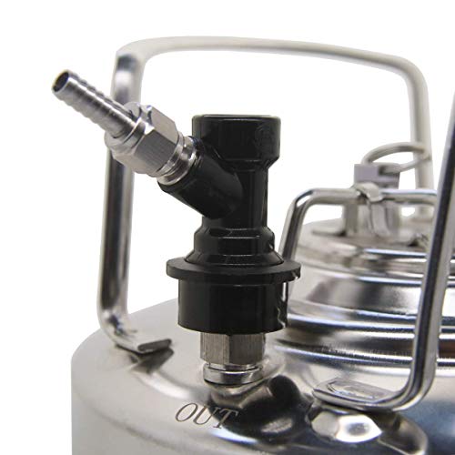 Serrure à bille Corny Keg à double connecteur Barb pour préserver la pression du fût - 4