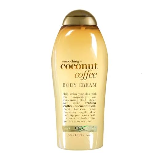 OGX Smoothing + Coconut Coffee Body Cream 19.5 oz