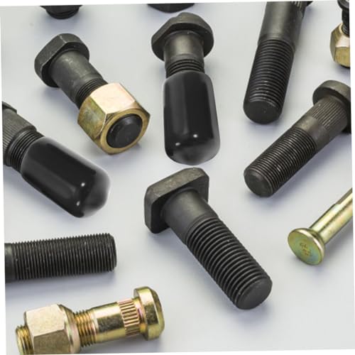 image for JECOMPRIS 80pcs Thread Protector Rubber Tip Bolt Cover Cap Carburetor 