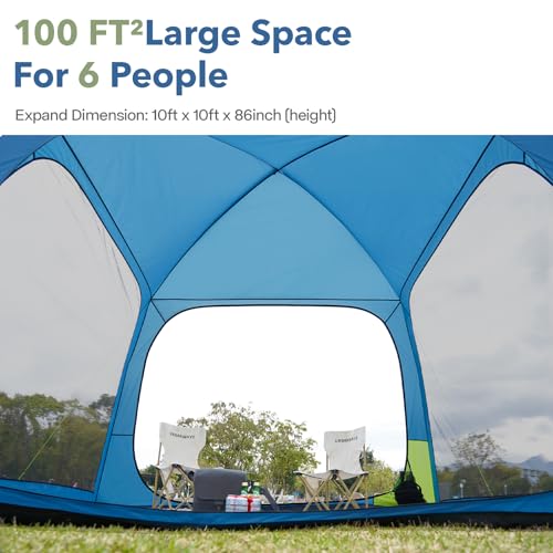 OakPedion 10x10ft Screen House