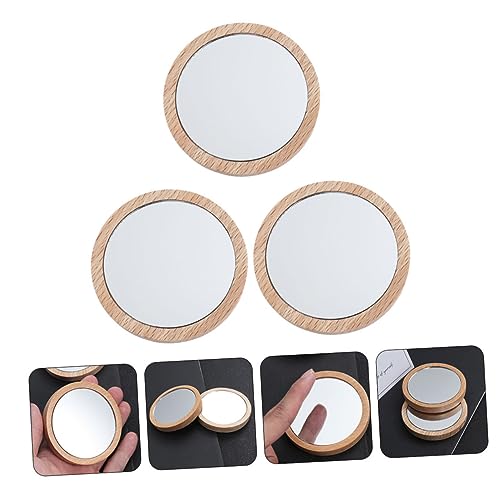 Espejo de viaje pequeño NOLITOY 9 piezas para maquillaje miniatura 2